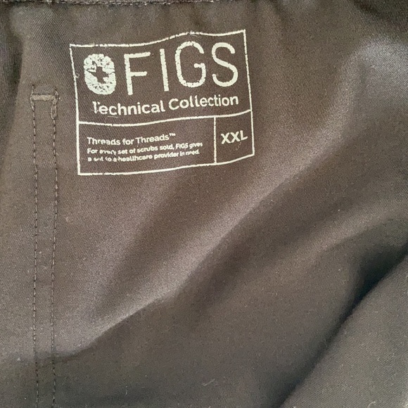 Figs Technical Collection Black Scrub Pants - Picture 7 of 7